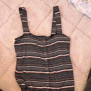 Striped Tank Top - American Eagle 🖤🤎